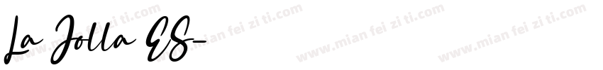 La Jolla ES字体转换